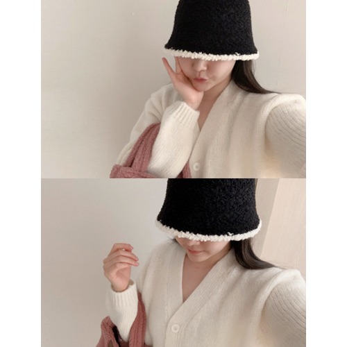 몽글몽글 벙거지 모자